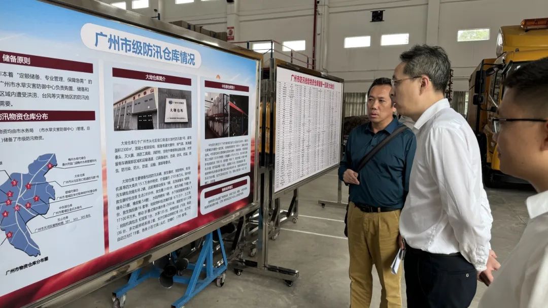 市水务局党组书记迟军带队进行汛前检查